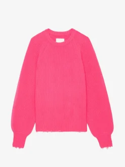 Cheap Zadig & Voltaire Moris SweaterNEW Fluopink